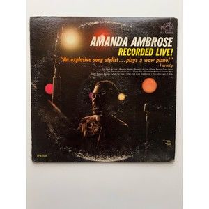 Amanda Ambrose Recorded Live! LP RCA Victor LPM 2696 Mono 1963 VG